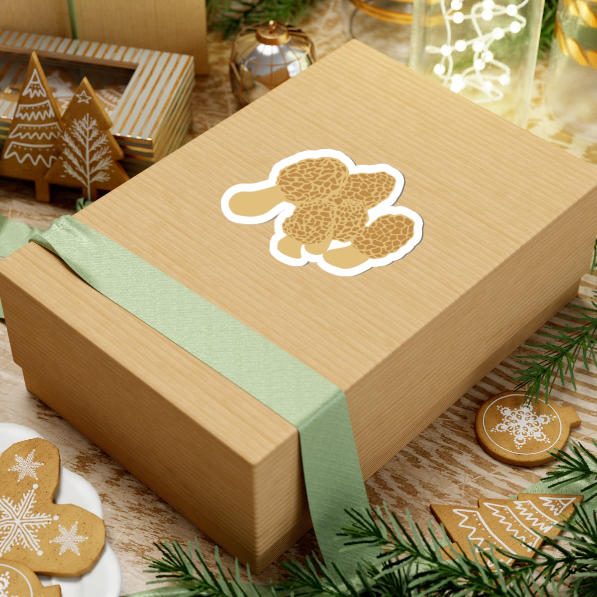 Morel Mushroom Sticker | Forest Fungi Decal, Forwaterproof Laptop Car