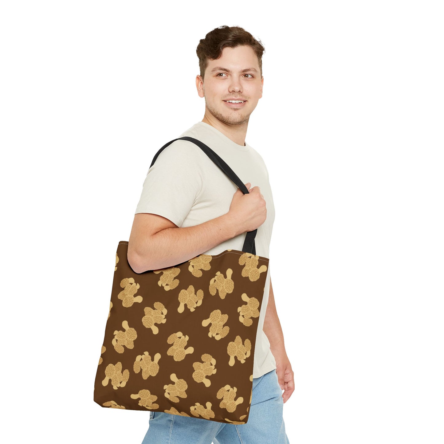 Morel Mushroom Tote Bag | All-Over Print
