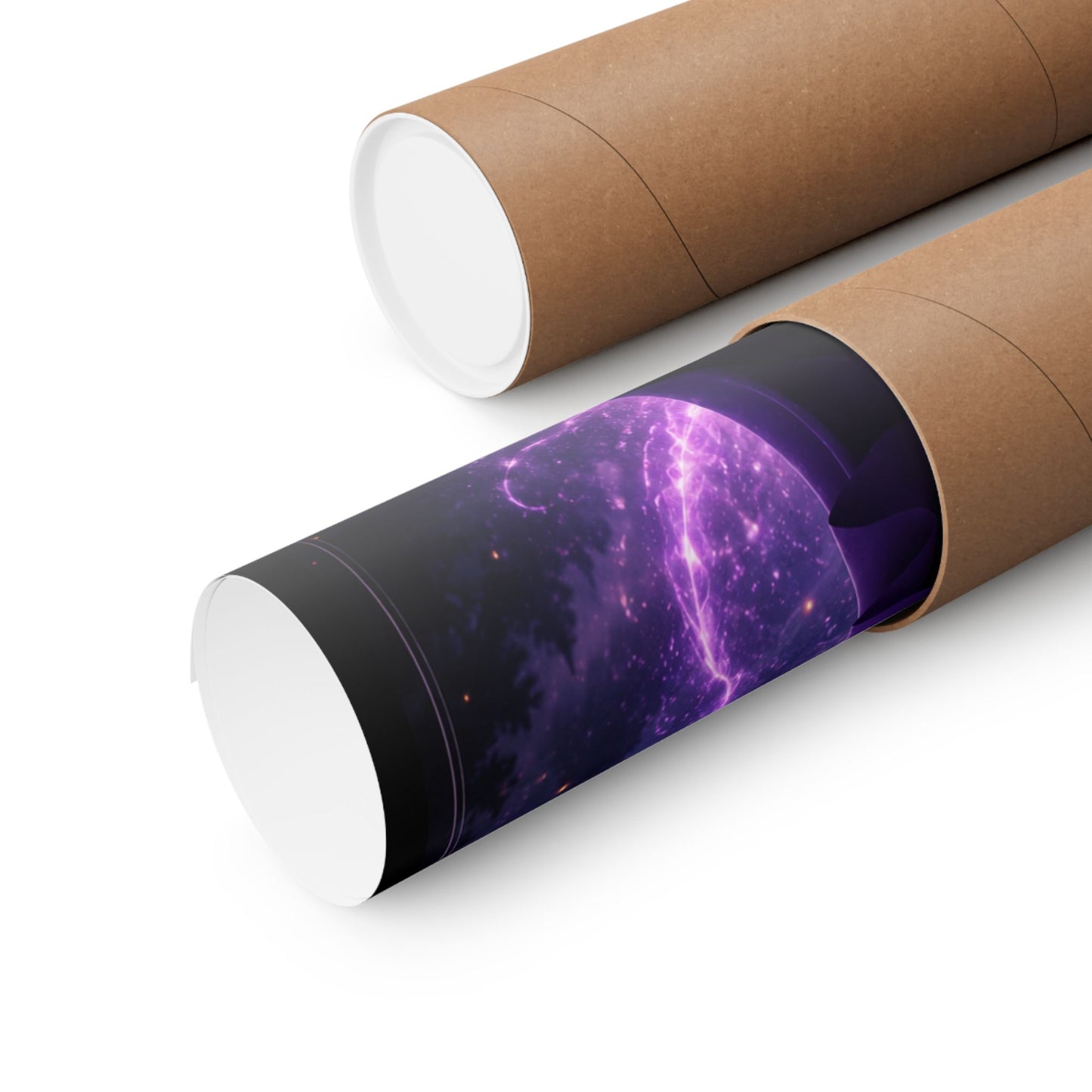 Purple Witch Poster Matte Vertical Poster | Witch Illustration, Moonlit Magic