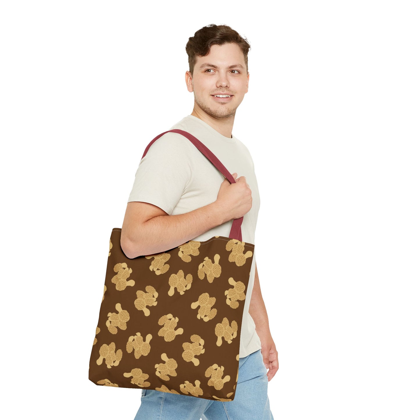 Morel Mushroom Tote Bag | All-Over Print