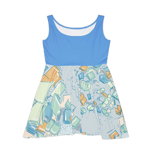 Book Pattern Dress | Bookish Library Print
