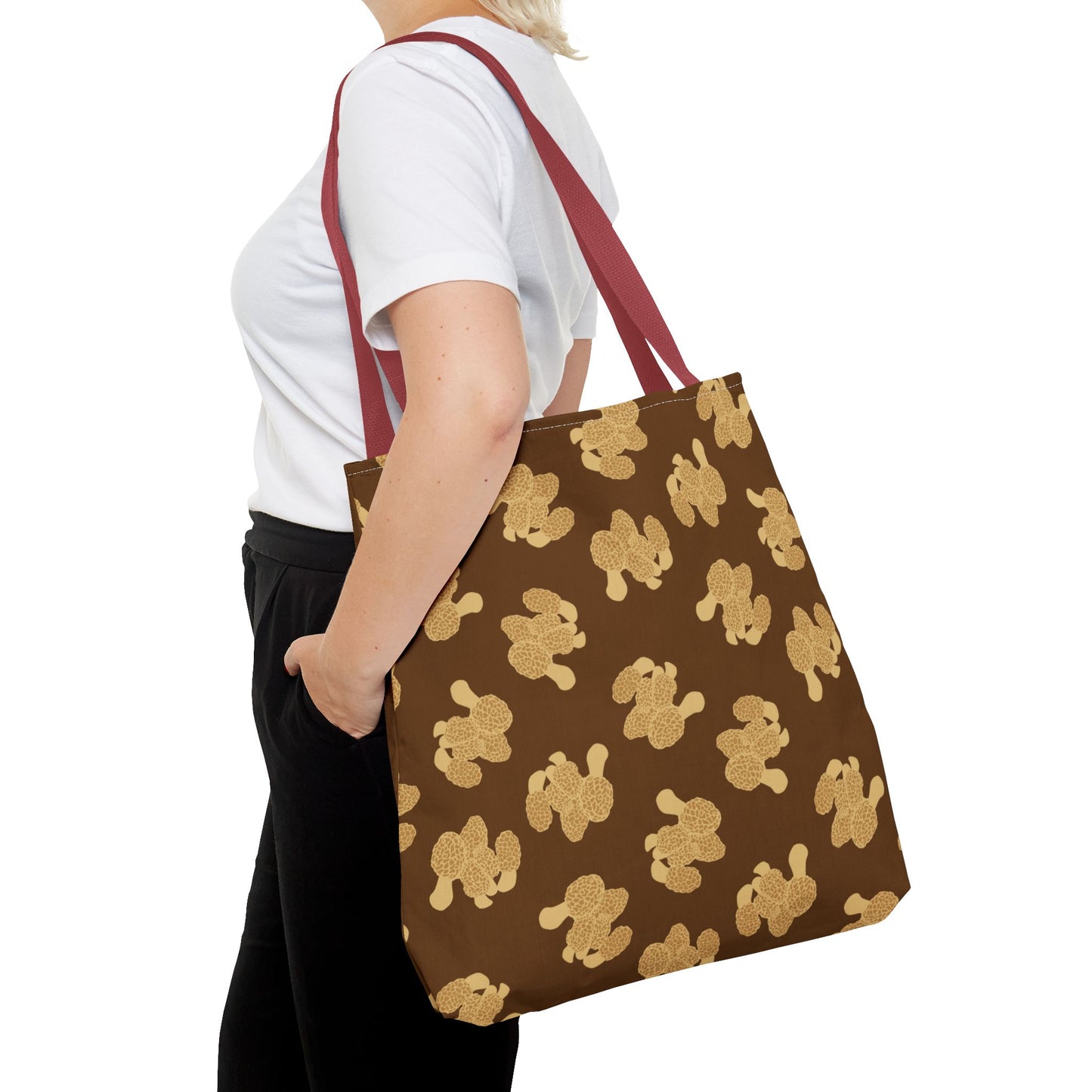 Morel Mushroom Tote Bag | All-Over Print