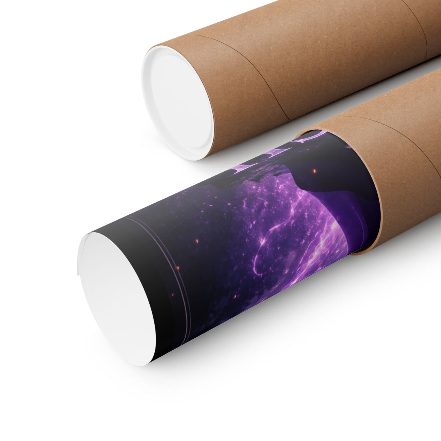 Purple Witch Poster Matte Vertical Poster | Witch Illustration, Moonlit Magic