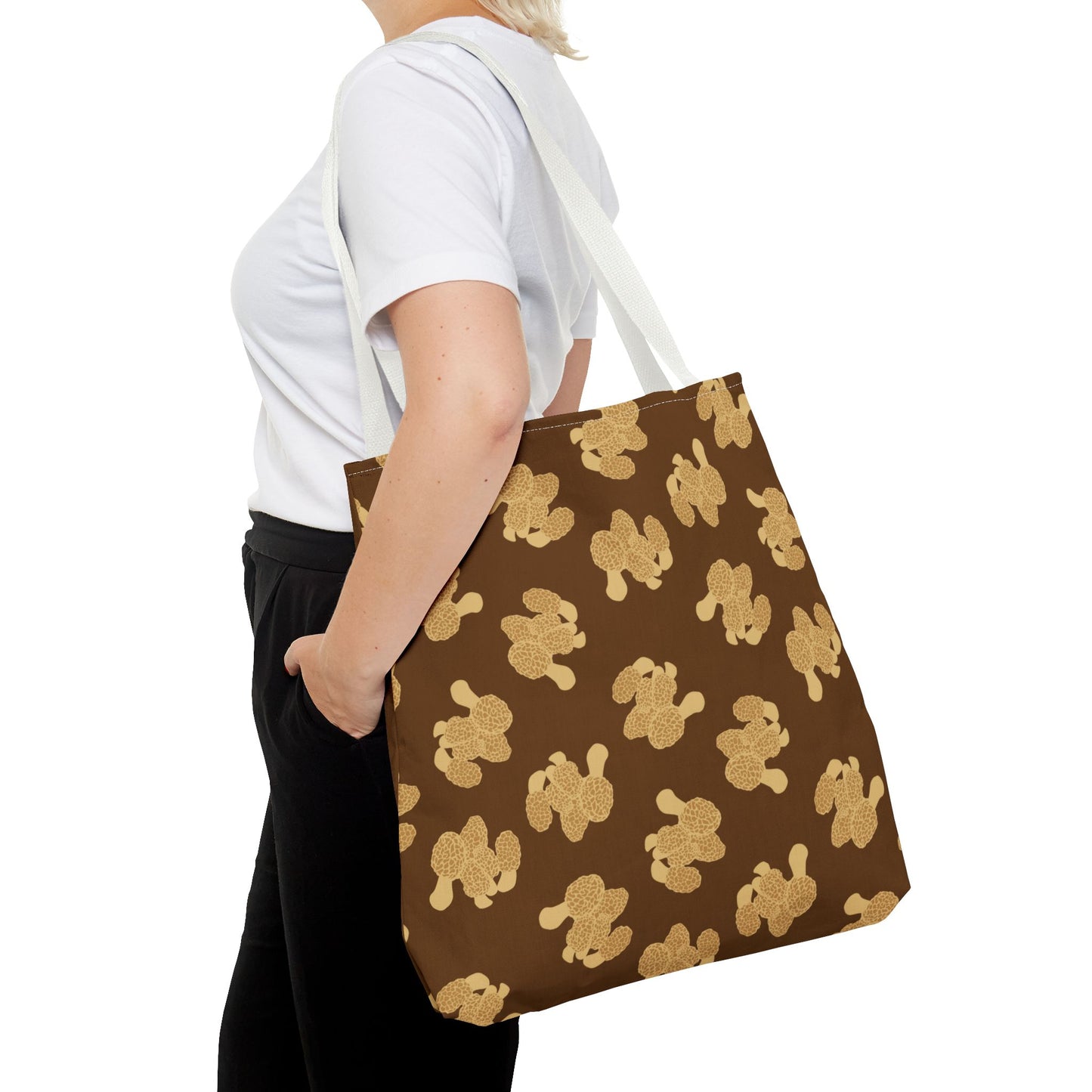Morel Mushroom Tote Bag | All-Over Print