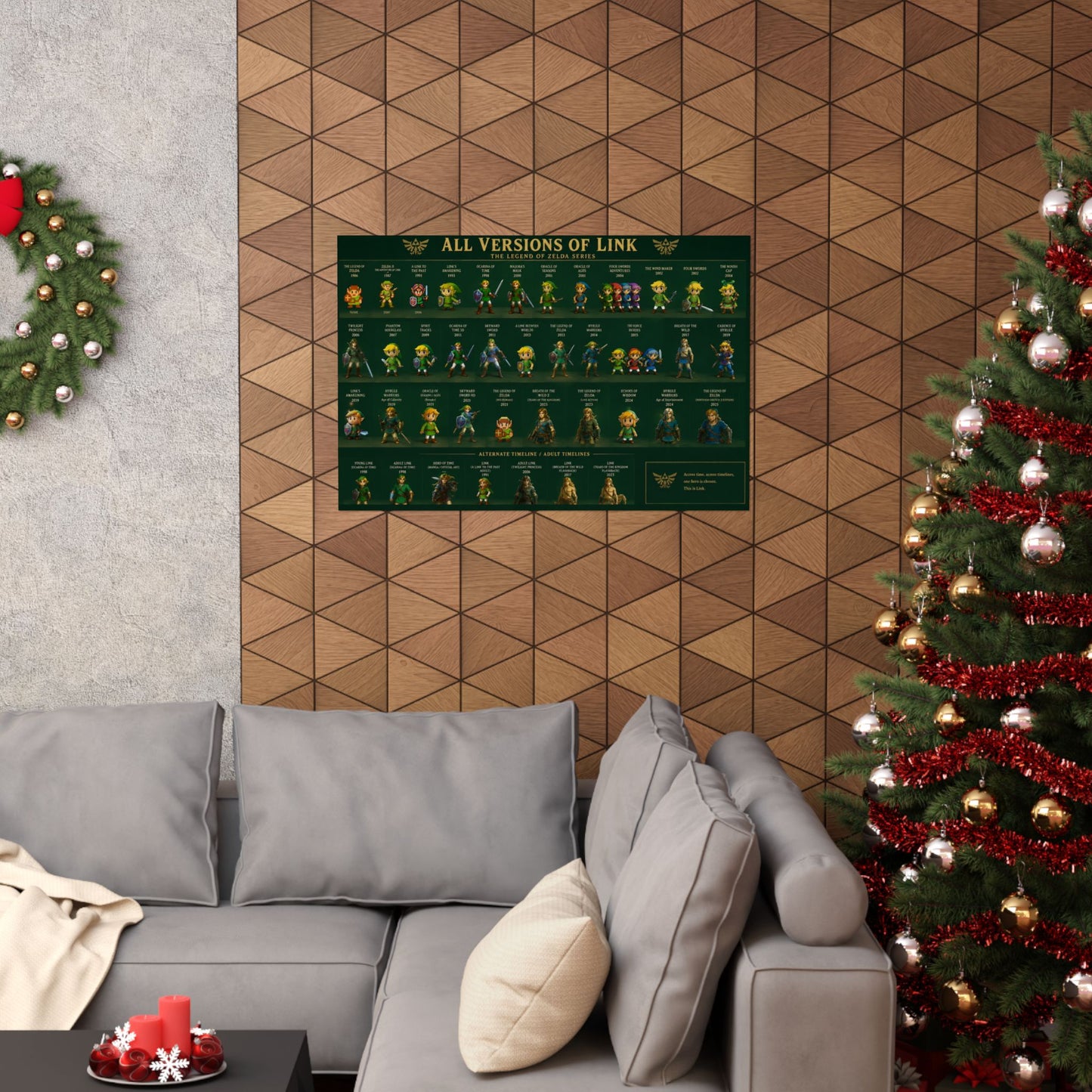 All Versions of Link poster | Matte Horizontal Poster