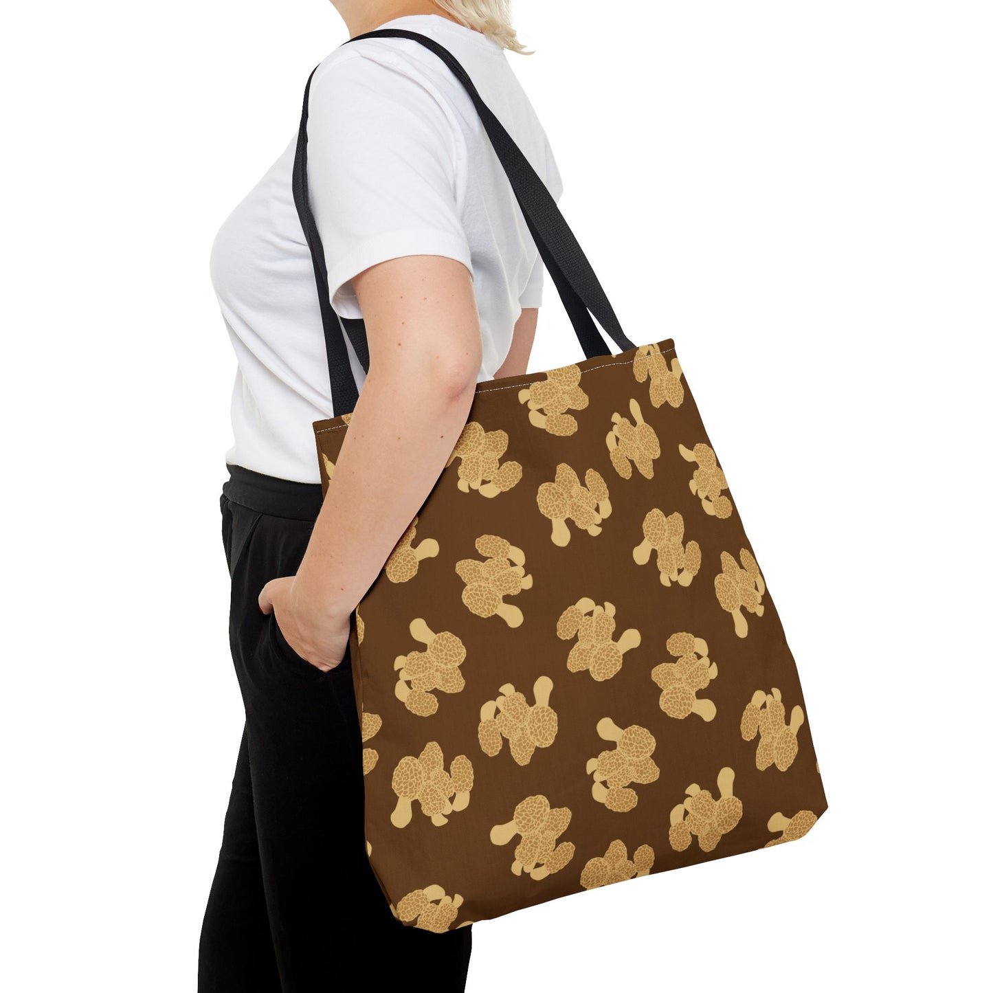Morel Mushroom Tote Bag | All-Over Print