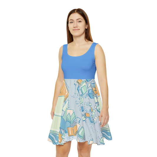 Book Pattern Dress | Bookish Library Print