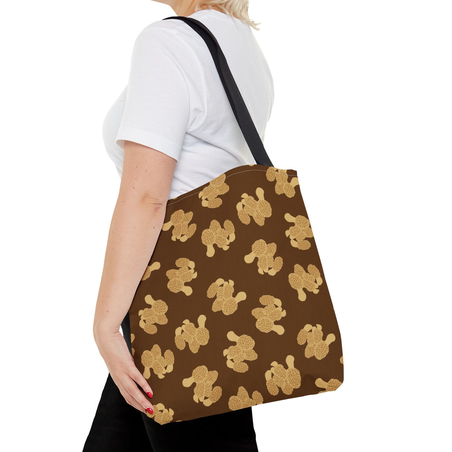 Morel Mushroom Tote Bag | All-Over Print