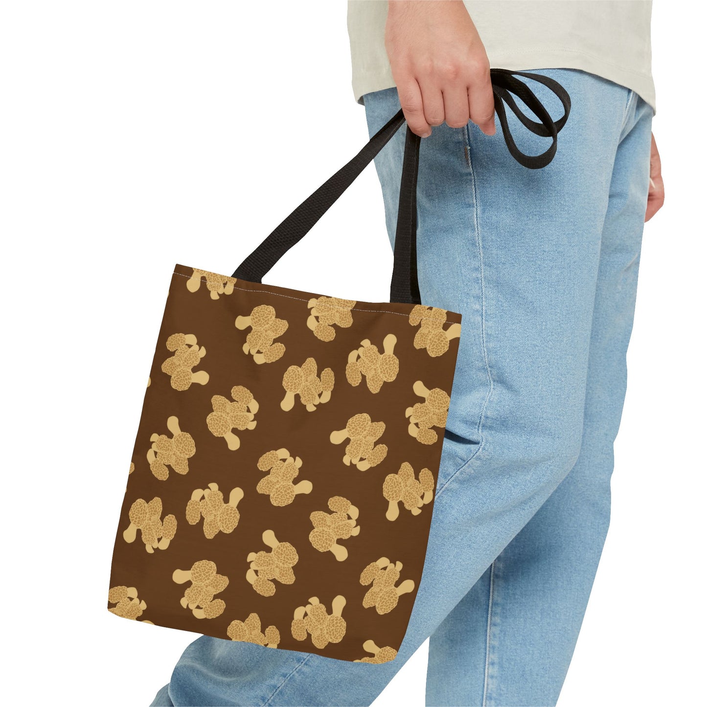 Morel Mushroom Tote Bag | All-Over Print