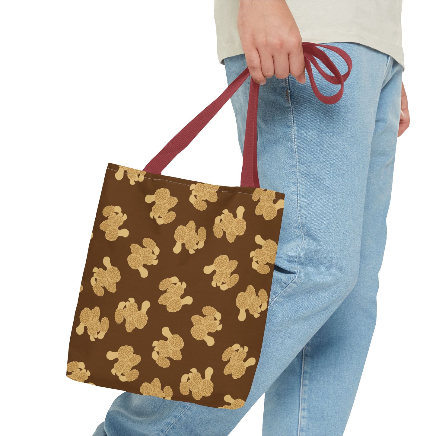 Morel Mushroom Tote Bag | All-Over Print