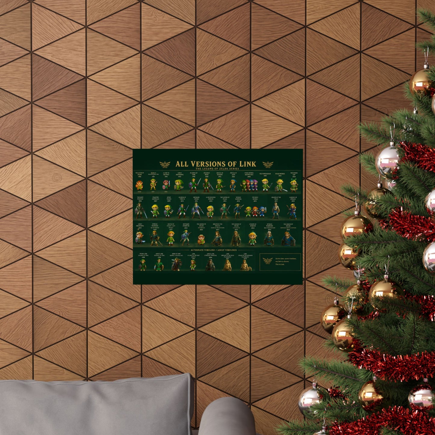 All Versions of Link poster | Matte Horizontal Poster